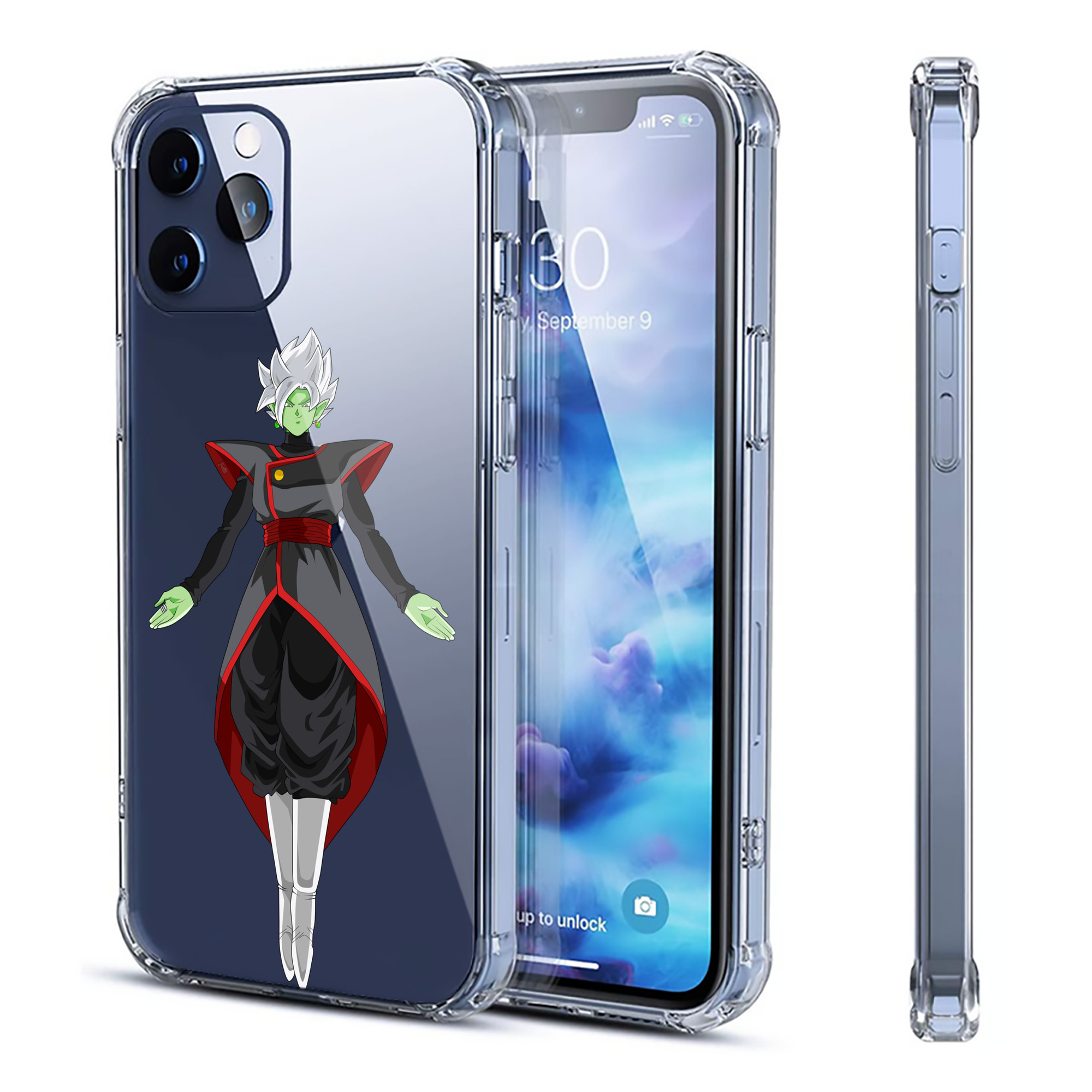 （画像用） ドラゴンボール DRAGON BALL 【iPhone 12シリーズ対応】透明スマホケース（クリアソフトケース）